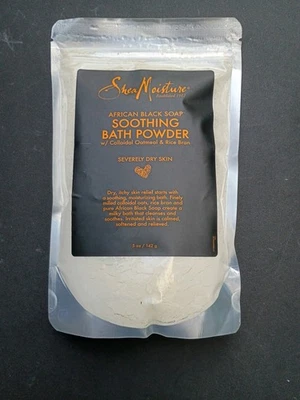 Jabón negro africano SheaMoisture polvo de baño calmante, avena coloidal, 5 oz Foto 1 de 4