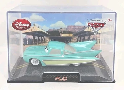 Flo - Disney Store - die cast Car In 5.5x3.5" Case HW20 - Image 1 of 4