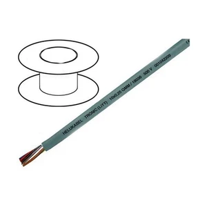 Cavo conduttore al metro multipolare rame 12 poli 0,14mm2 grigio PVC LIYY 350V - Picture 1 of 1
