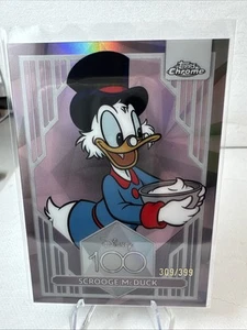 2023 Topps Chrome Disney 100 Year Anniversary Scrooge McDuck #309/399 87 - Picture 1 of 2