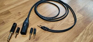 Van Damme balanced headphone Cable Oppo PM-1, PM-2, Audioquest nightowl 2x2.5mm - Picture 1 of 7