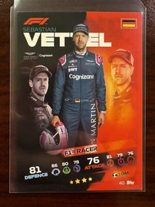 Topps F1 Turbo Attax 2021 - #40 Sebastian Vettel - Imagen 1 de 2