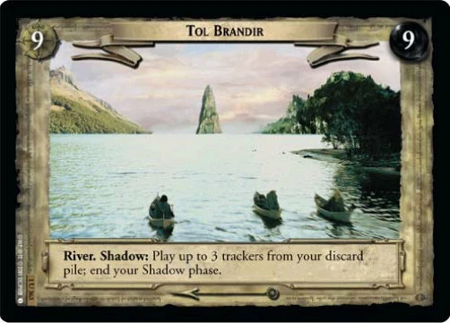 LOTR TCG FOTR FELLOWSHIP TOL BRANDIR 1U363 FOIL M/GEM MINT Tip Top Shelf - Image 1 of 1