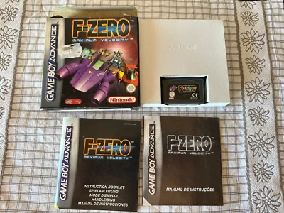 F-Zero Maximum Velocity NINTENDO Gameboy Advance GBA CIB Authentic FREE REGION - Image 1 of 3