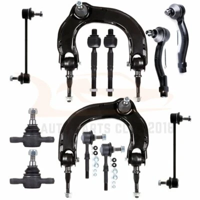 12x Front + Rear Suspension Kit Control Arms Tie Rods For 1999-05 Hyundai Sonata Foto 1 de 4