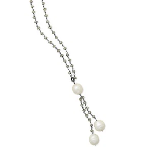Collar de cuentas de labradorita con perlas cultivadas de agua dulce - Imagen 1 de 1