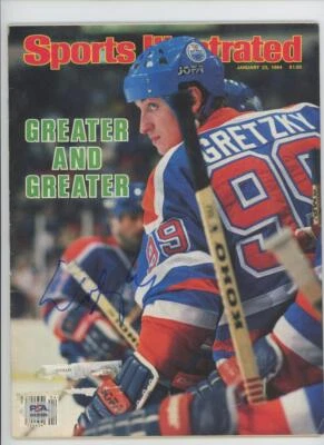 Wayne Gretzky Signed Sports Illustrated SI Magazine January 23, 1984 PSA/DNA aut - Image 1 of 2