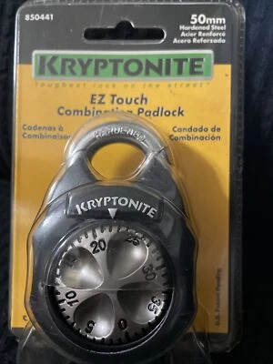 Kryptonite Ez Touch Padlock 50mm Hardened Steel With Combination New Sealed - Image 1 of 4