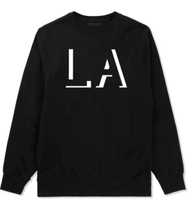 Kings Of NY LA Initials Los Angeles Cali Crewneck Sweatshirt - Picture 1 of 4