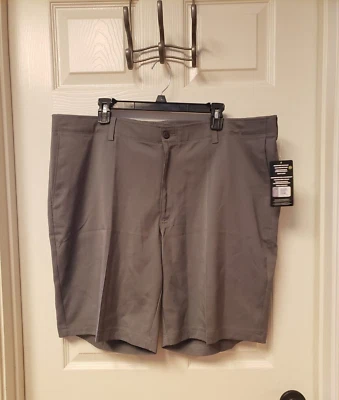 Pantalones Cortos de Golf PGA Tour Para Hombre Talla 42 Gris Frente Plano Rendimiento Elastizados NUEVO con ETIQUETAS Foto 1 de 4