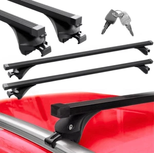 Complete Roof Rack Bars M03BS ST 107cm For Kia Xceed 2020- for flush rails - Picture 1 of 10