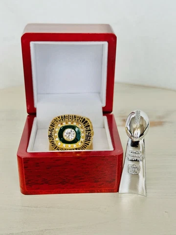 1972 Miami Dolphins Championship Ring W Box + Trophy, US SHIP Cover
