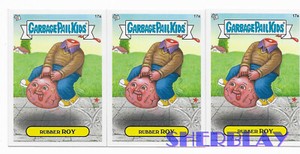 3X - 2012 Topps Garbage Pail Kids Series 1 Card #17a Rubber Roy