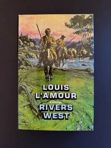Rivers West, by Louis L'Amour - 1975 - 1st Ed, 1st Printing, Hardcover Book DJ - Picture 1 of 10