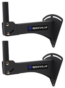 Paar Rockville verstellbare PA Wandhalterung Halterungen für Yamaha CBR12 Lautsprecher