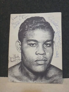 Joe Louis Day 1970 Martha Louis Billy Eckstine Jerry Blocker programa de autógrafos + - Imagen 1 de 14