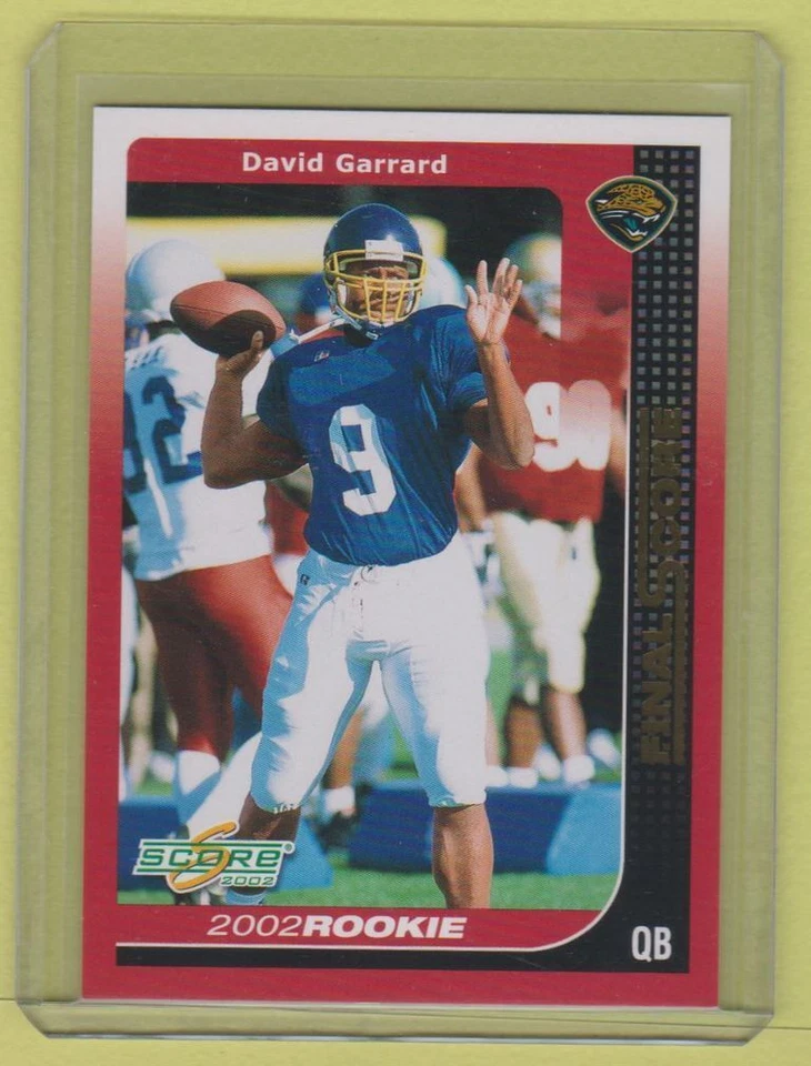 2002 Score Final Score David Garrard RC Jaguars 81/100 - Image 1 of 1