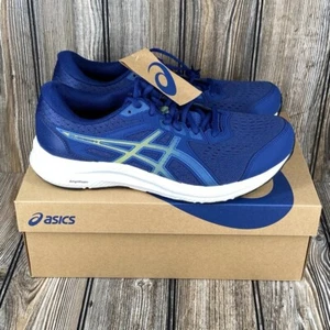 Zapatos ASICS Para Hombre Talla 10 Gel Contend 8 Azul Ortholite Atlético Correr Tenis NUEVO - Imagen 1 de 7
