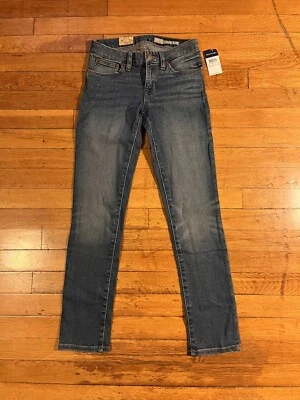 Pantalones de mezclilla ajustados Ralph Lauren Bowery para niña 10 azul lavado claro Foto 1 de 4