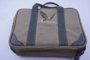 Funda Biblia Grande Bolsa Portadora Águila Isaiah Doble Cremallera Estuche con Notas y Bolígrafo - Imagen 1 de 7