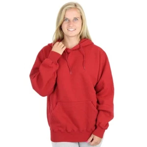 Felpa pullover donna 100% cotone pesante con cappuccio - CottonMill - Made in Canadian - Foto 1 di 19