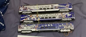 NRL The bulldogs 3 Bachmann Ho Scale passenger cars Brand New No Box - Picture 1 of 3