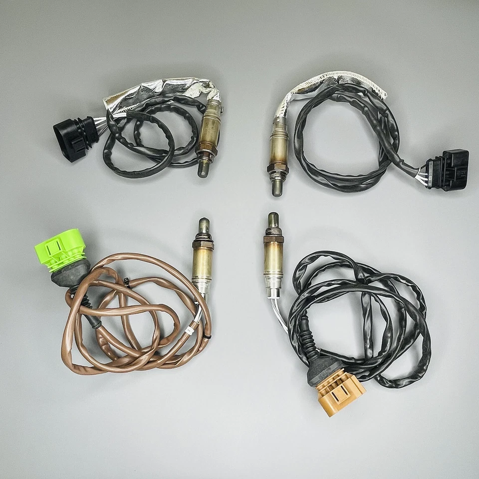 Juego de 4 piezas sensor de oxígeno lambda para Audi A6 Quattro Avant 1998-1999 OE Alemania Foto 1 de 4
