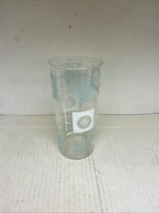 Vaso de vidrio retro Libbey Glass Company STACCATO Atomic Mid Century - Imagen 1 de 5