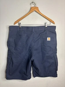 Carhartt Navy Blue Cargo Shorts Size 38 - Relaxed 103645-NVY 4335 - Picture 1 of 8