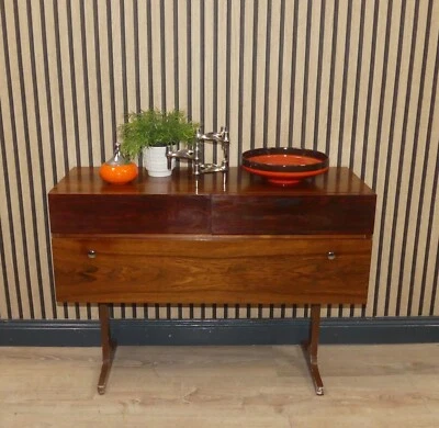 60er Jahre Flurschrank Schubladen Kommode Palisander Schuhschrank retro vintage - Bild 1 von 4