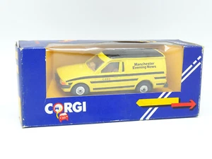 Corgi 1/36 - Ford Escort Furgone Manchester Evening News - Foto 1 di 1
