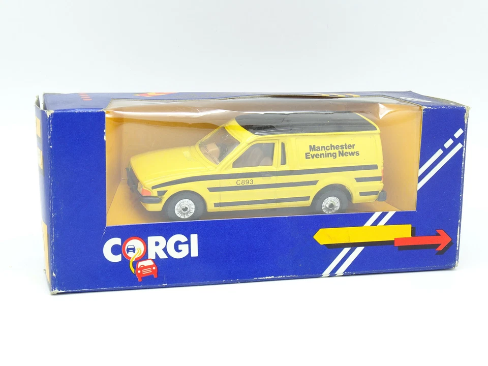Corgi 1/36 - Ford Escort Furgone Manchester Evening News - Immagine 1 di 1