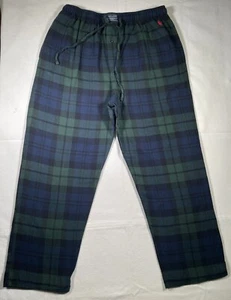 Polo Ralph Lauren Hombre Pijama Pantalón Franela Cuadros Calce Relajado Prendas para Dormir Grande - Imagen 1 de 7
