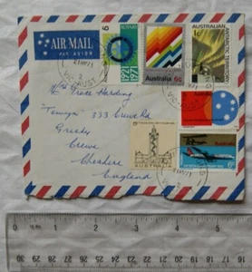 1971 envelope with six stamps - Australia - Picture 1 of 1