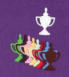 TROPHY die cuts scrapbook cards - Picture 1 of 1