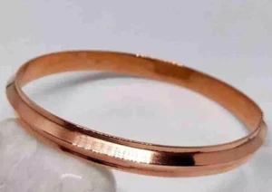 1 Pc Pure Copper Bangles Men Women Bracelet Bangle, Healing Bangle Punjabi Kada - Picture 1 of 4