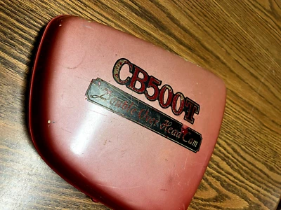 Honda CB500T 1975 cubierta lateral de colección hallazgo raro Foto 1 de 4