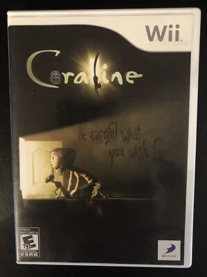 Coraline (Nintendo Wii, 2009) Complete With Manual - Nice Disc - Fast Shipping - Image 1 of 4