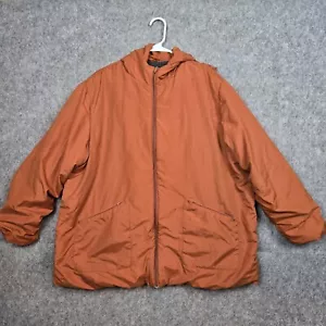 Great Adventure Jacket Size 22W Outdoor Hiking Orange Lined Warm Camping Coat - Picture 1 of 9