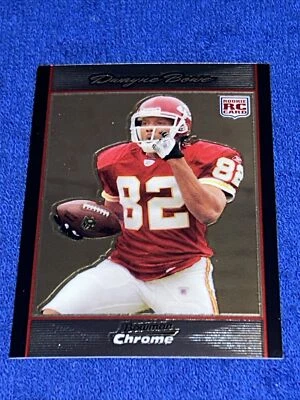 2007 Bowman Chrome #BC78 Dwayne Bowe Rookie RC Kansas City Chiefs - Image 1 of 2