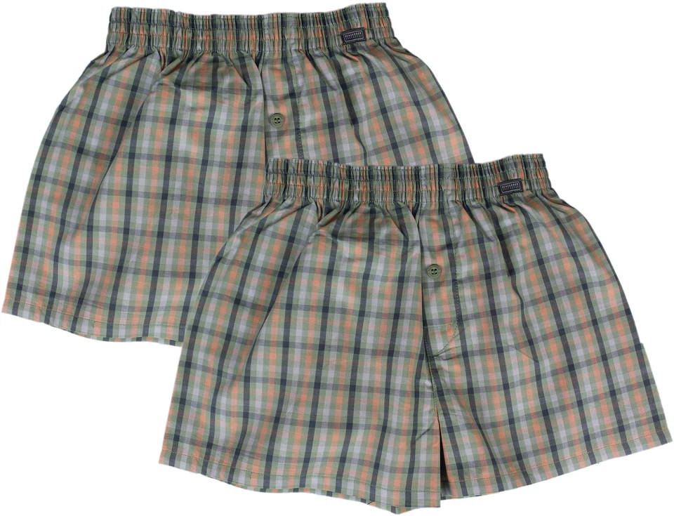 2 Stk. Schiesser Jungen Web Boxer Shorts Boxershorts Unterhosen SP45 Gr. 176
