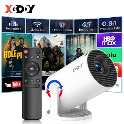 2025 Beamer LED 1080P HD Heimkino Projektor Kino Handy LCD Mini Heimprojektor DE - Bild 1 von 4