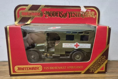 Y 25 1910 Renault Ambulance Models of Yesteryear Matchbox in J Box - Bild 1 von 2