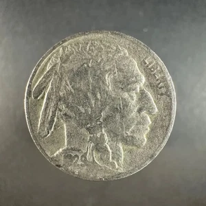 1929 Buffalo Nickel Heavily Circulated Well-Worn Detail - Picture 1 of 4