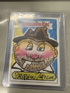 Garbage Pail Kids Brand New Series Sketch Card STREPHON TAYLOR Boozin Bruce - Picture 1 of 2