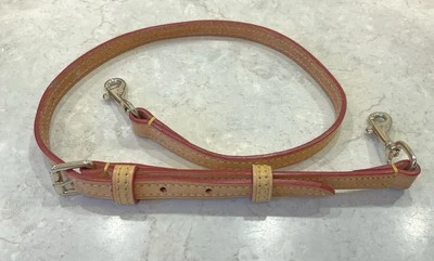 Correa de repuesto Dooney & Bourke de cuero tostado británico para el hombro tono plateado Foto 1 de 4