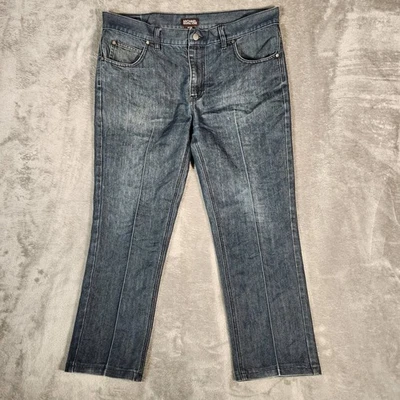 Michael Kors Mens Jeans Dark Wash Blue Straight Leg Size 38X30 - Image 1 of 4
