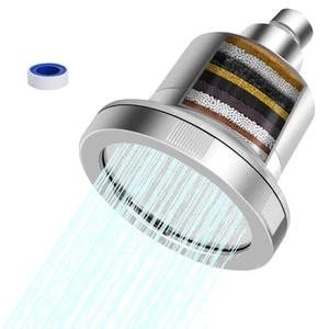Filtered Shower Head - High Pressure Shower Head with Filter for Hard Water S... - Picture 1 of 7
