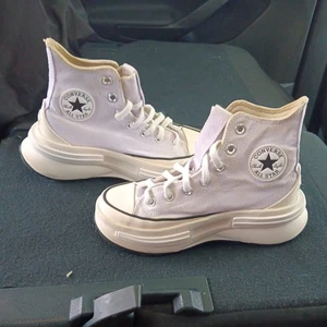 Converse Run Star Hike Trainers Women's UK Size 5.5 Platform Off White / Grey - Bild 1 von 4