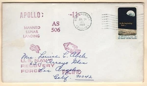 Space: Apollo 11 Moon Landing July 24 1969 USS Hornet CVS 12 Prime PRS - Picture 1 of 1